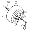 Page F Diagram and Parts List for 31AE600E161 1998 Yard Machines Snow Blower